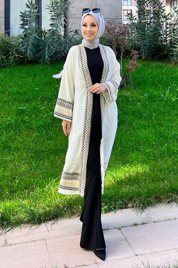 Kimono Beyaz - 10166