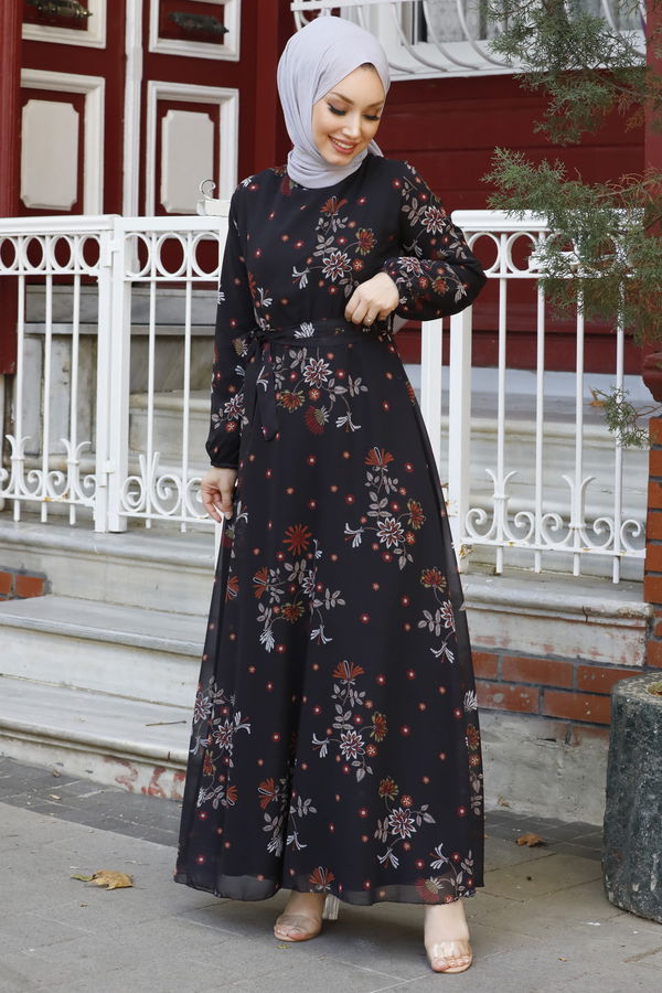 Elbise Siyah - 10352