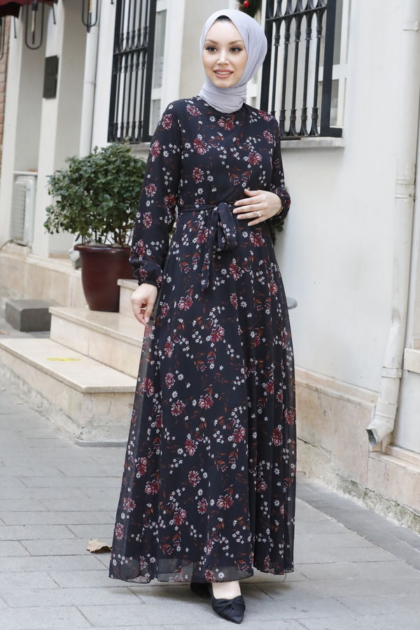 Elbise Siyah - 10352
