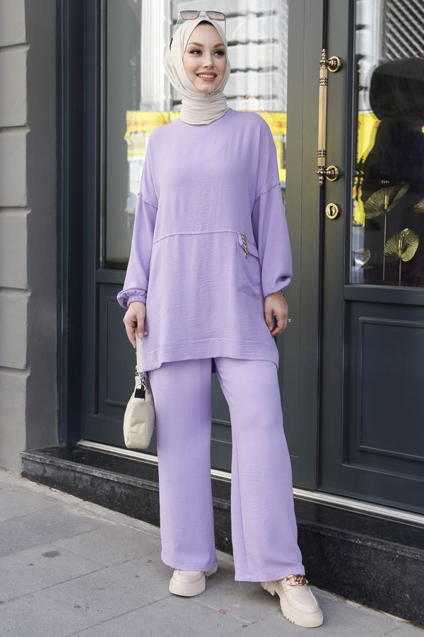 Tunik Pantolon Lila - 10542