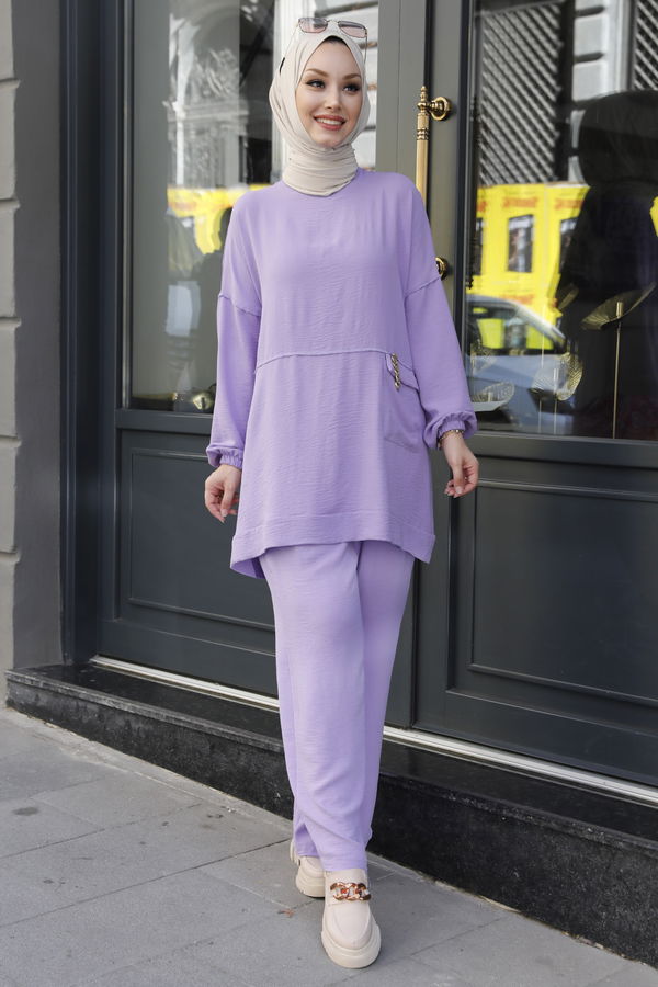 Tunik Pantolon Lila - 10542
