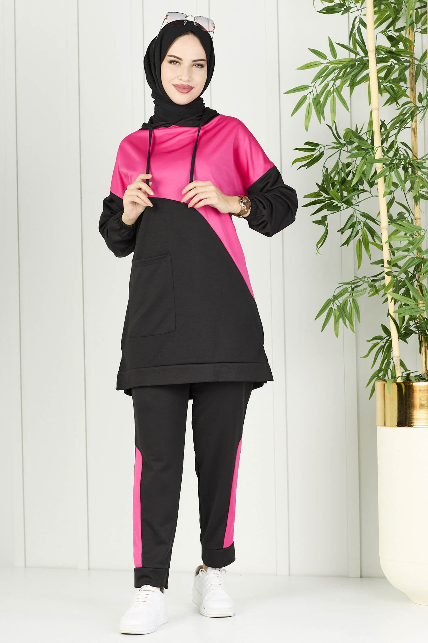 Tunik Pantolon Fuşya - 11022