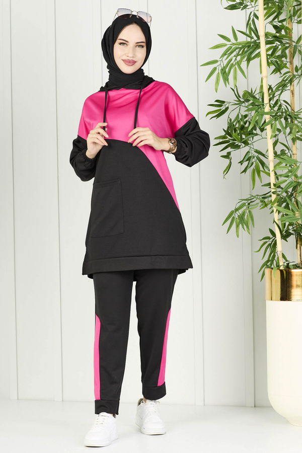 Tunik Pantolon Fuşya - 11022