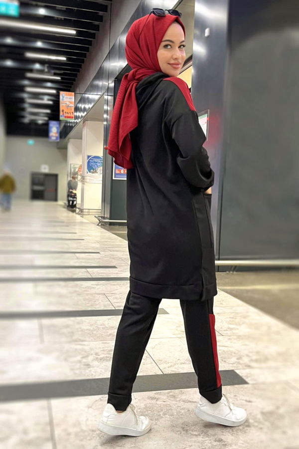Tunik Pantolon Bordo - 11022