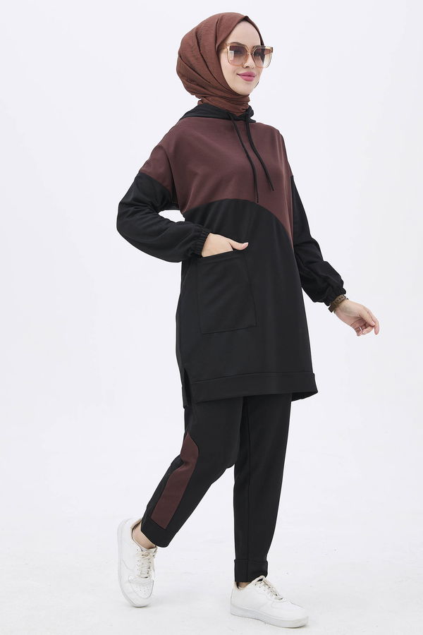 Tunik Pantolon Kahverengi - 11022