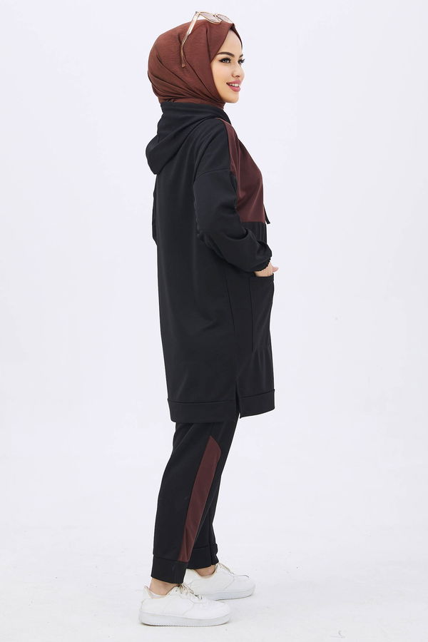 Tunik Pantolon Kahverengi - 11022