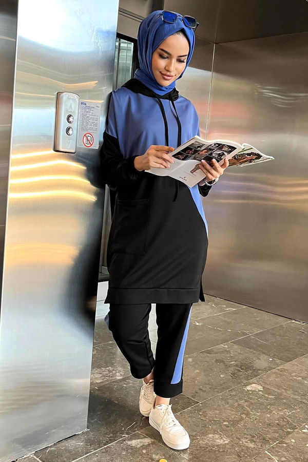 Tunik Pantolon Mavi - 11022