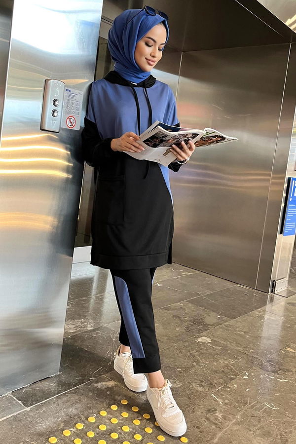 Tunik Pantolon Mavi - 11022