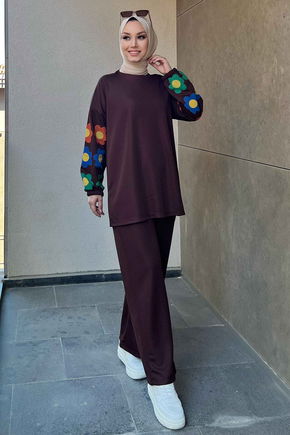 Tunik Pantolon Kahverengi - 11090