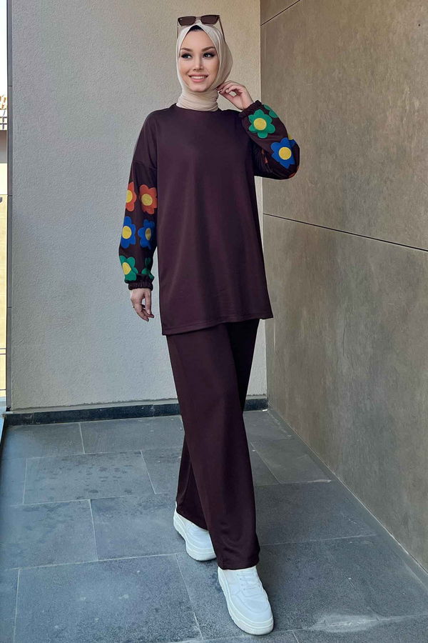 Tunik Pantolon Kahverengi - 11090