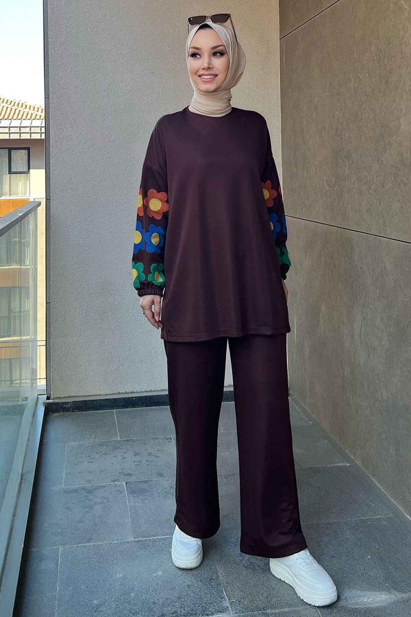 Tunik Pantolon Kahverengi - 11090
