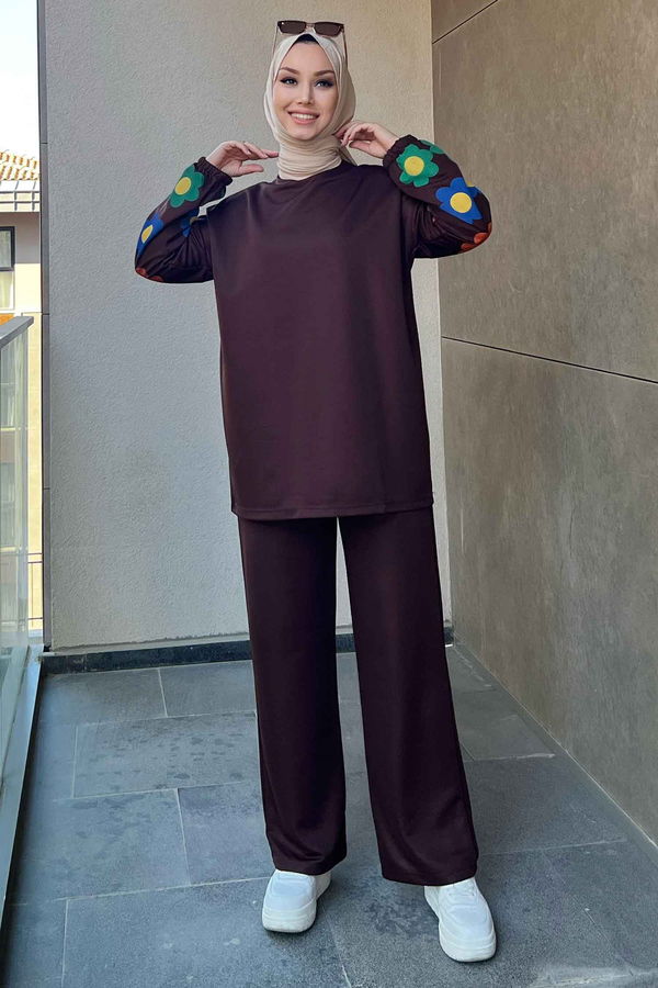Tunik Pantolon Kahverengi - 11090
