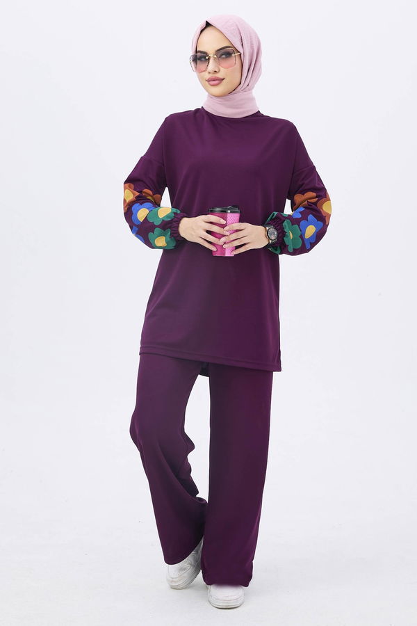 Tunik Pantolon Mor - 11090