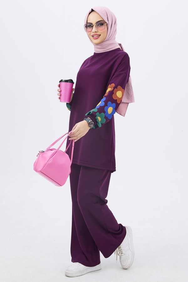Tunik Pantolon Mor - 11090
