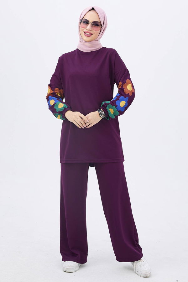 Tunik Pantolon Mor - 11090