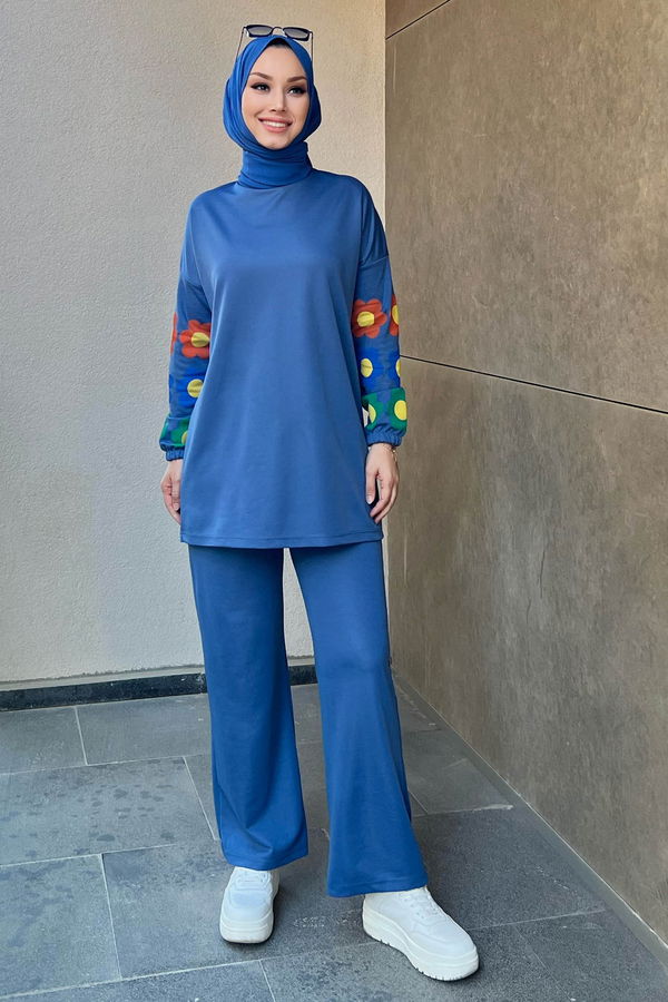 Tunik Pantolon Mavi - 11090