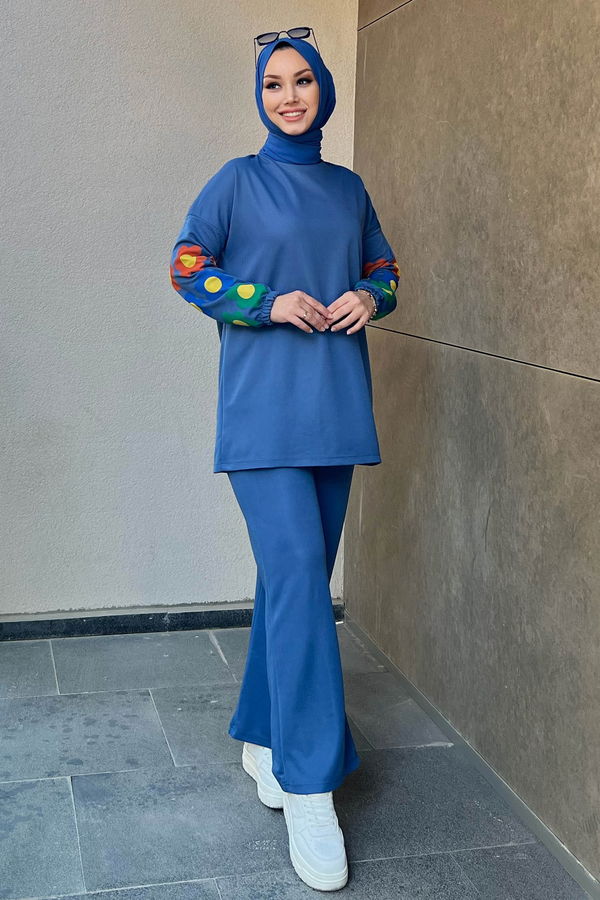 Tunik Pantolon Mavi - 11090