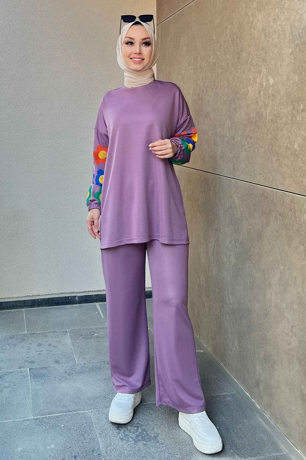Tunik Pantolon Lila - 11090