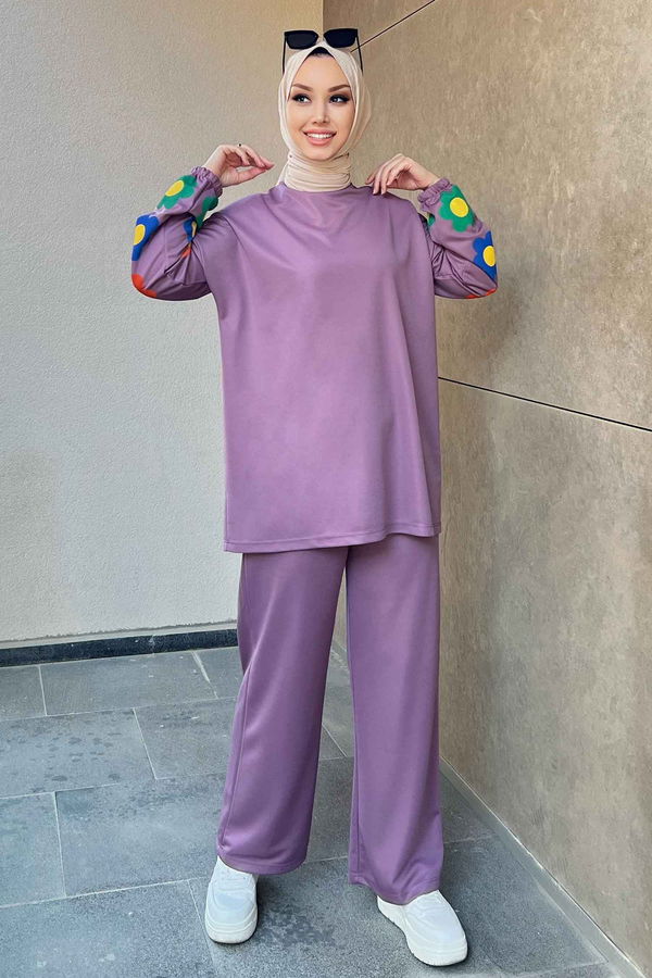 Tunik Pantolon Lila - 11090