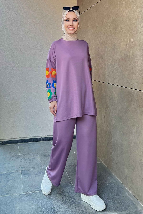 Tunik Pantolon Lila - 11090