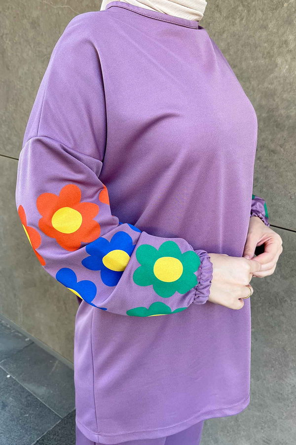 Tunik Pantolon Lila - 11090