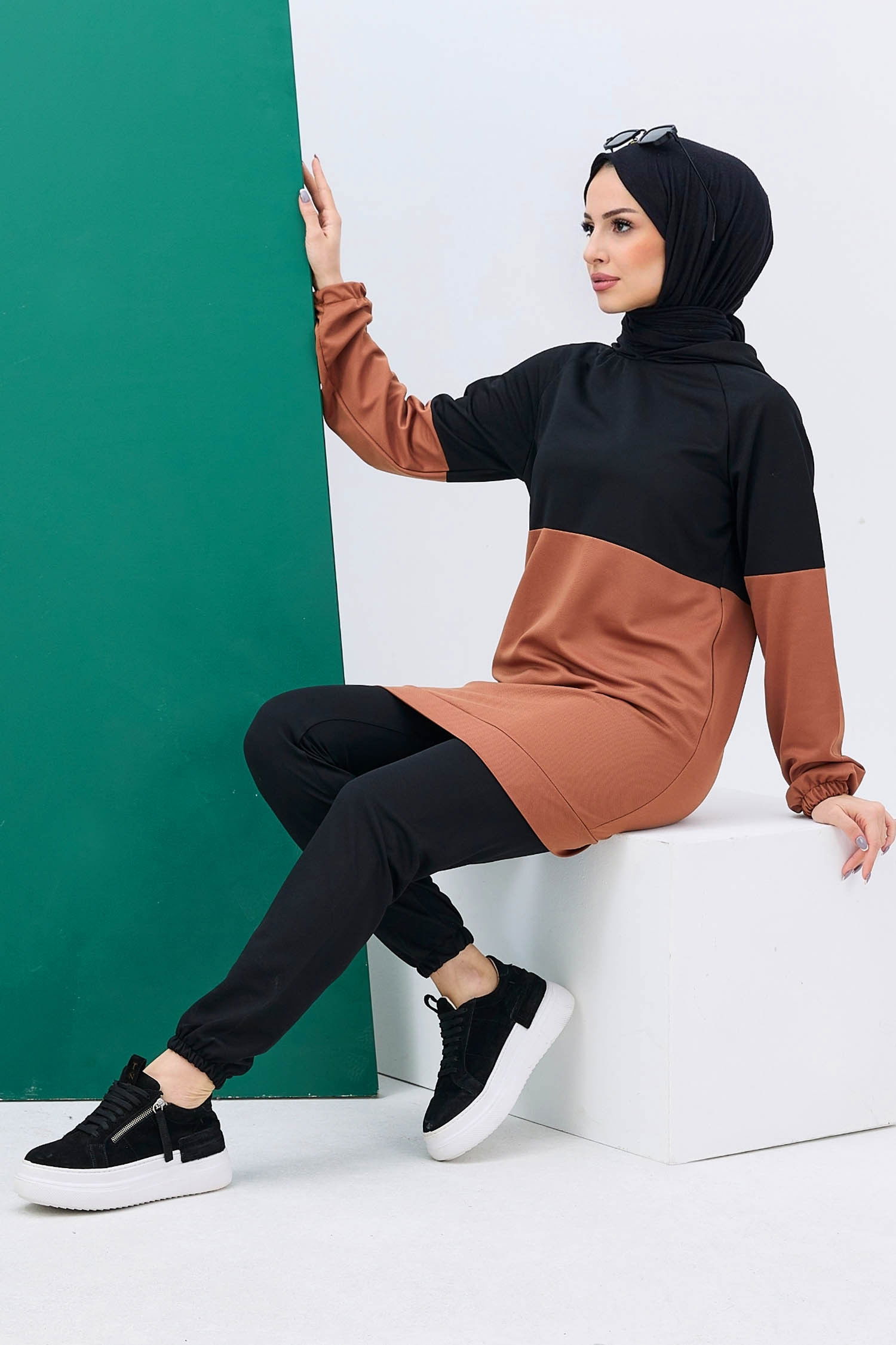 Tunik+Pantolon Siyah - 11180 SİYAH