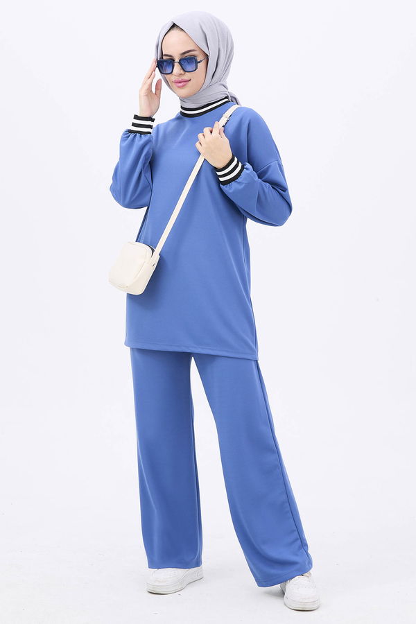 Tunik+Pantolon Mavi - 11204