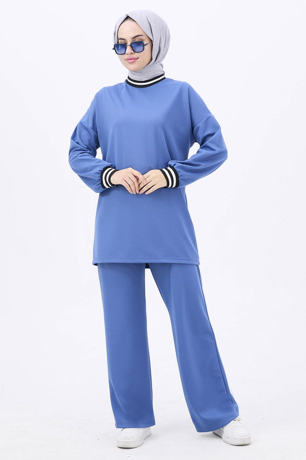 Tunik+Pantolon Mavi - 11204