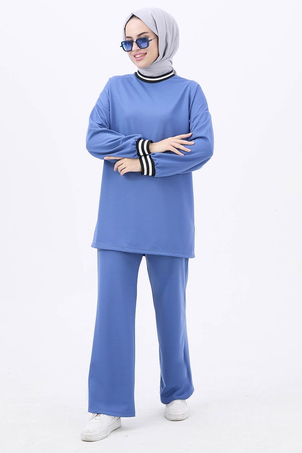 Tunik+Pantolon Mavi - 11204
