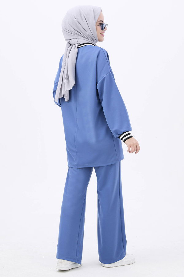 Tunik+Pantolon Mavi - 11204