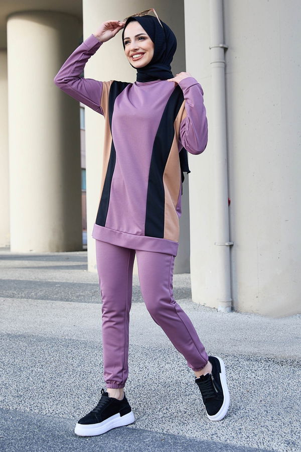 Tunik Pantolon Lila - 11302