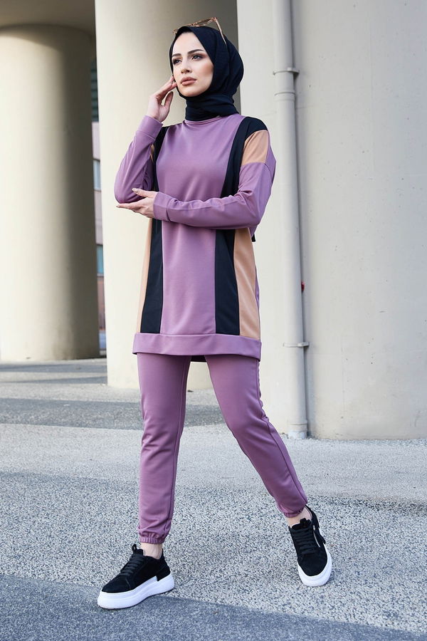 Tunik Pantolon Lila - 11302