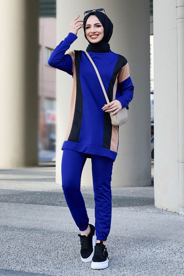Tunik Pantolon Mavi - 11302