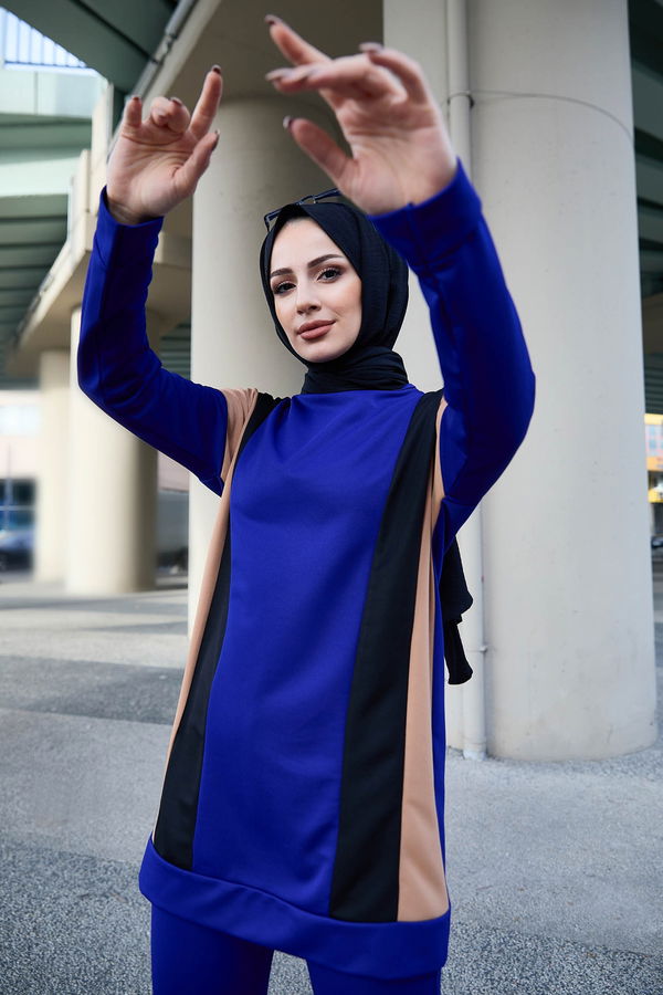 Tunik Pantolon Mavi - 11302