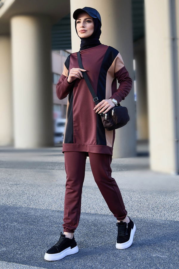 Tunik Pantolon Kahverengi - 11302