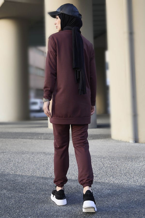 Tunik Pantolon Kahverengi - 11302