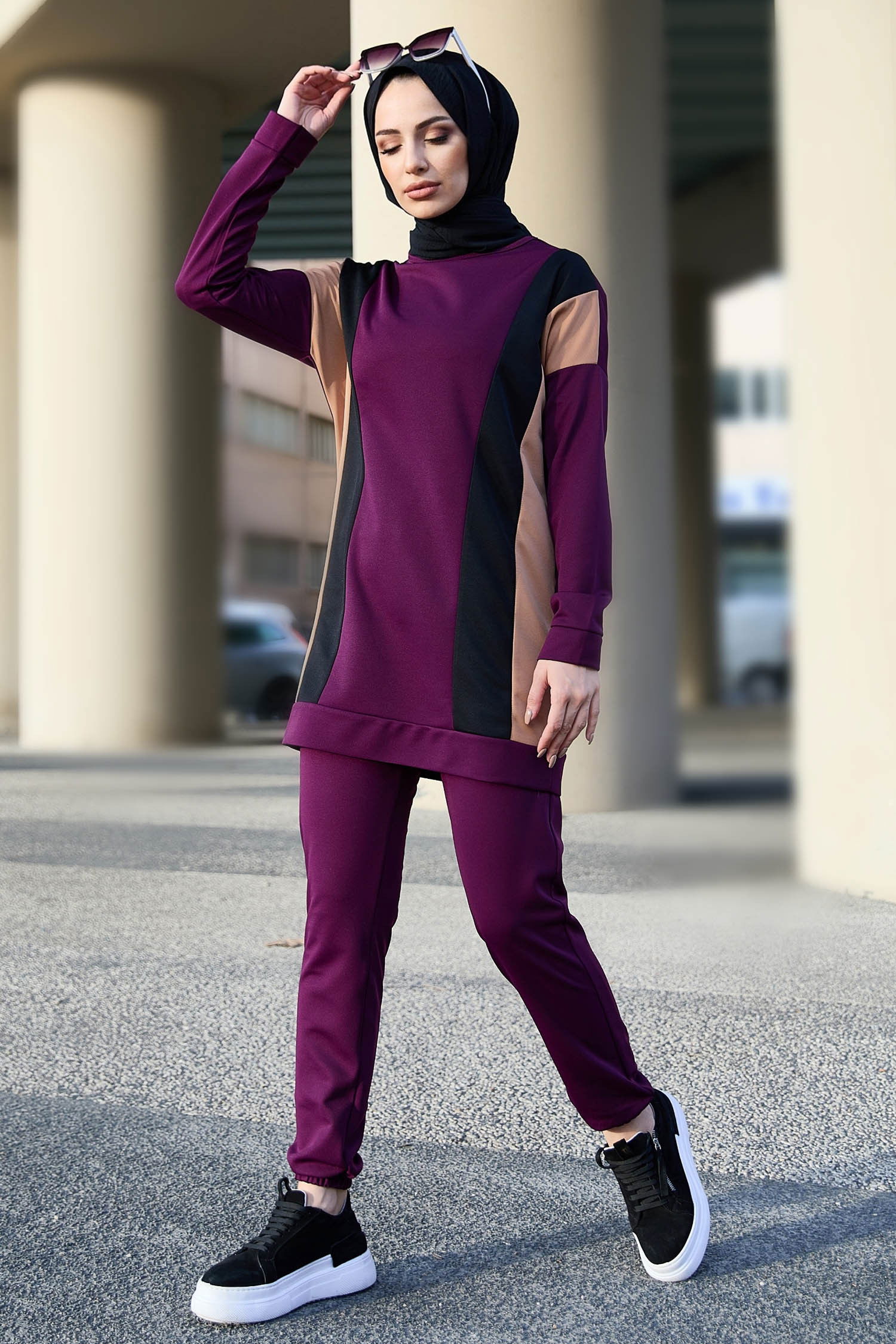 Tunik Pantolon Mor - 11302 MOR