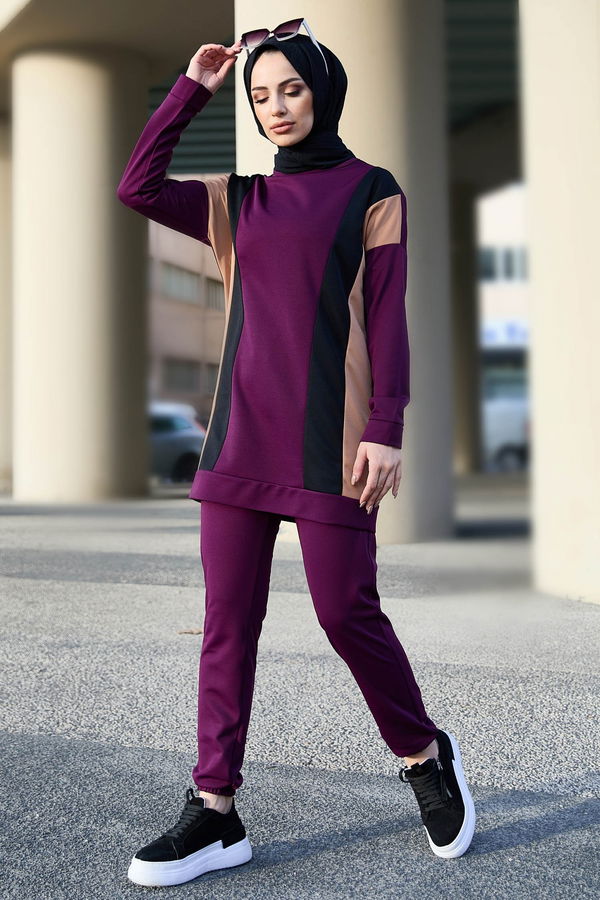 Tunik Pantolon Mor - 11302 MOR