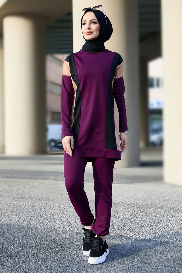 Tunik Pantolon Mor - 11302 MOR