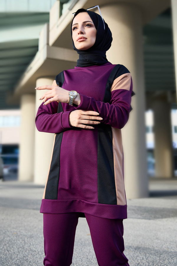 Tunik Pantolon Mor - 11302 MOR