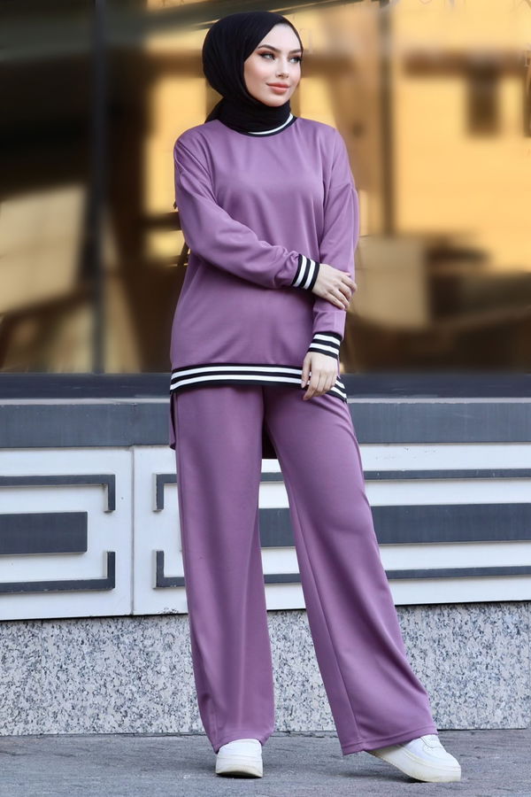 Tunik Pantolon Lila - 11321