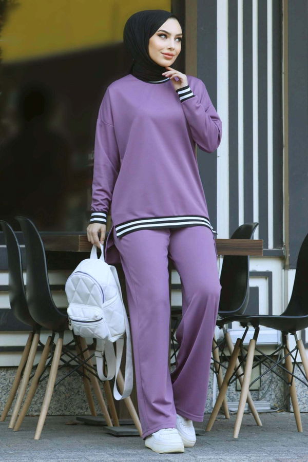 Tunik Pantolon Lila - 11321