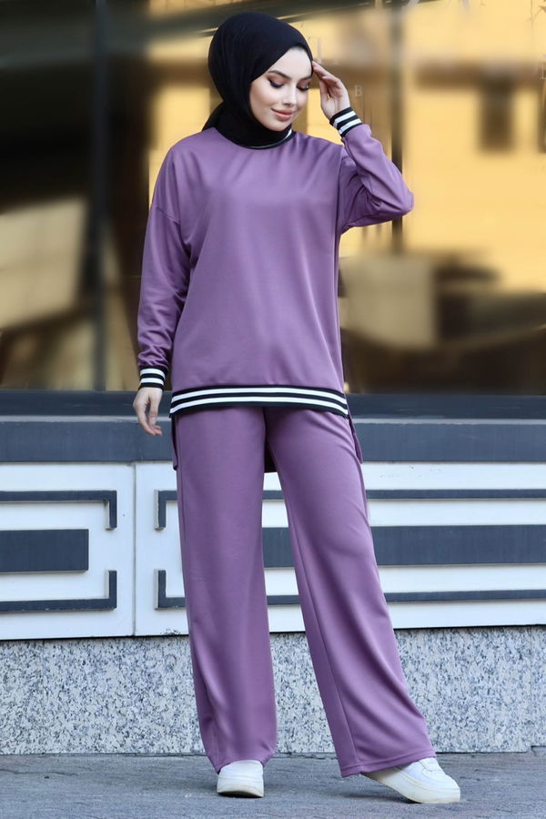 Tunik Pantolon Lila - 11321