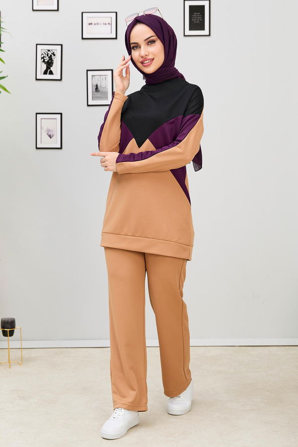 Tunik Pantolon Mor - 11335