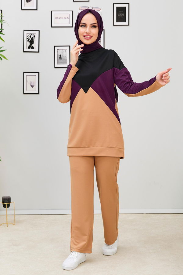 Tunik Pantolon Mor - 11335