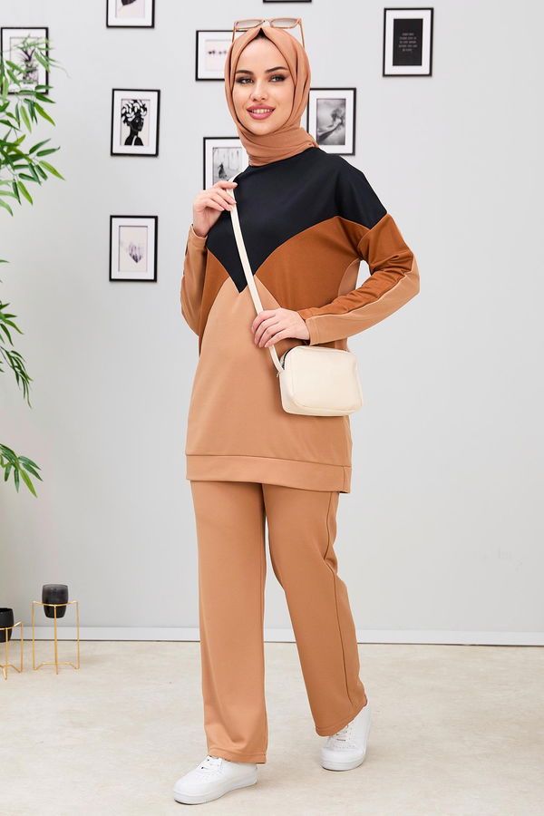 Tunik Pantolon Taba - 11335 TABA