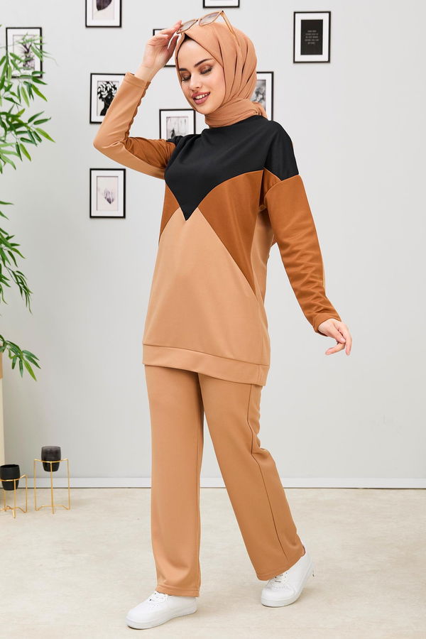 Tunik Pantolon Taba - 11335 TABA
