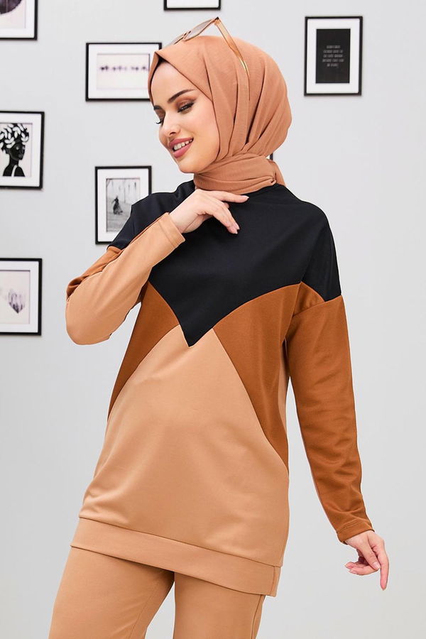 Tunik Pantolon Taba - 11335 TABA