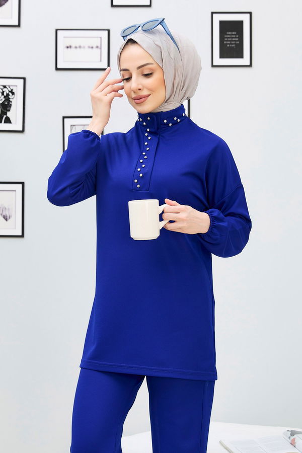 Tunik+Pantolon Mavi - 11338 MAVİ
