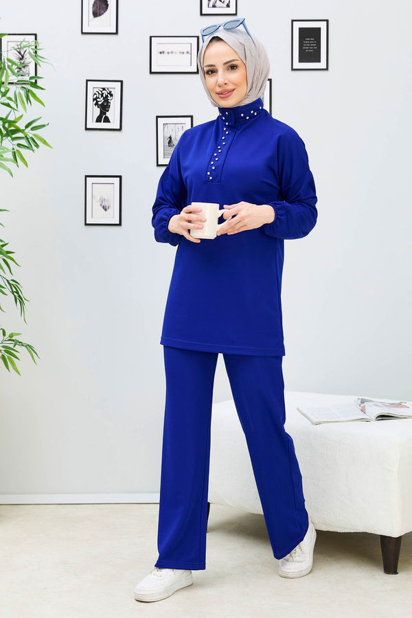 Tunik+Pantolon Mavi - 11338 MAVİ